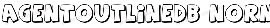 AgentOutlineDB Normal字体转换